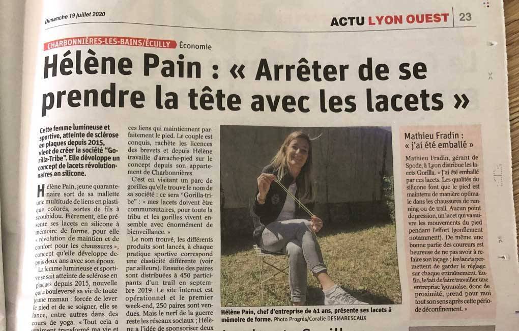 Lacets Gorilla Tribes, Hélène Pain : "Arrêter de se prendre la tête avec les lacets"