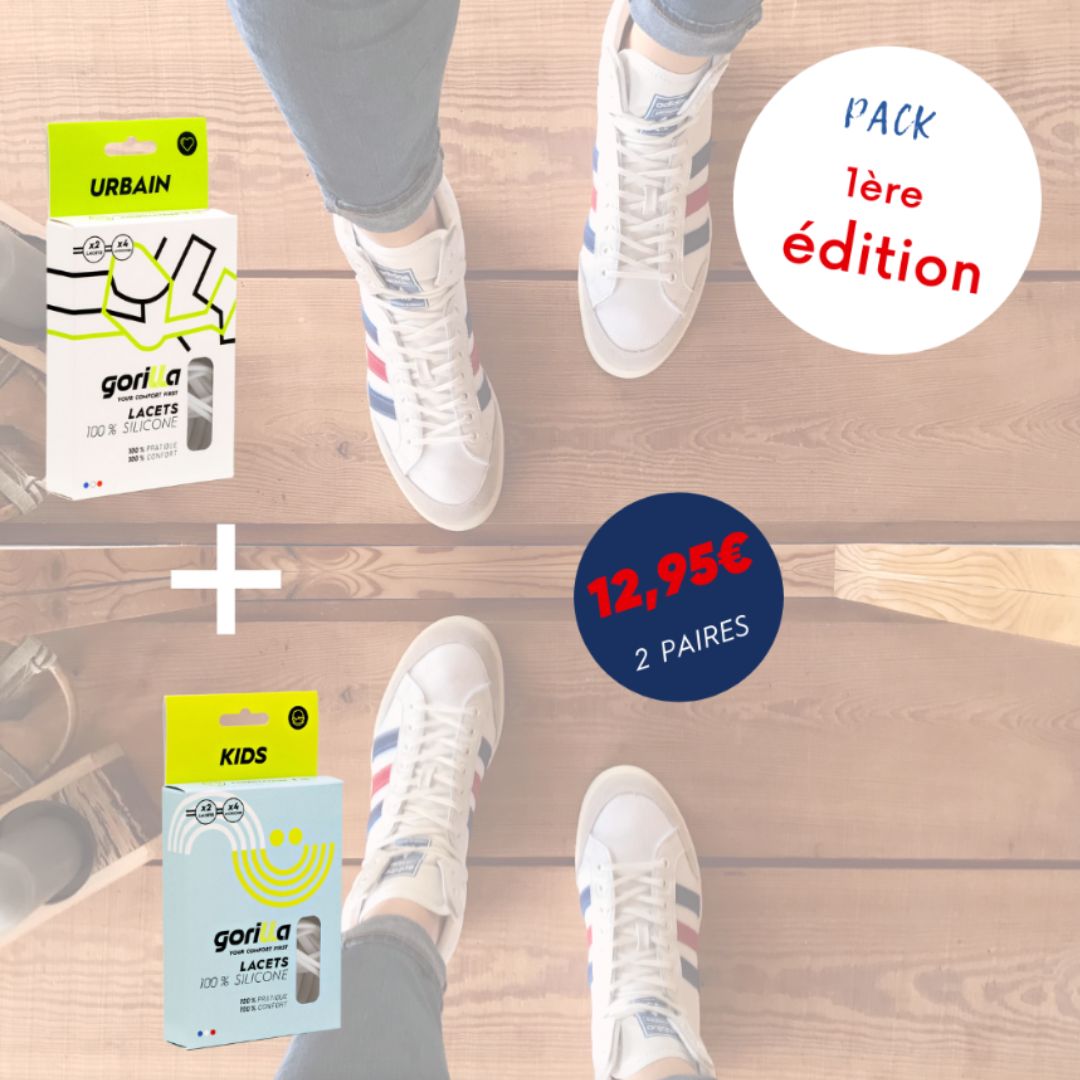 Pack 1ère édition lacets sneakers